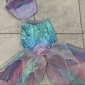 Disney Mermaid Costume for Kids - Sparkling Blue and Purple